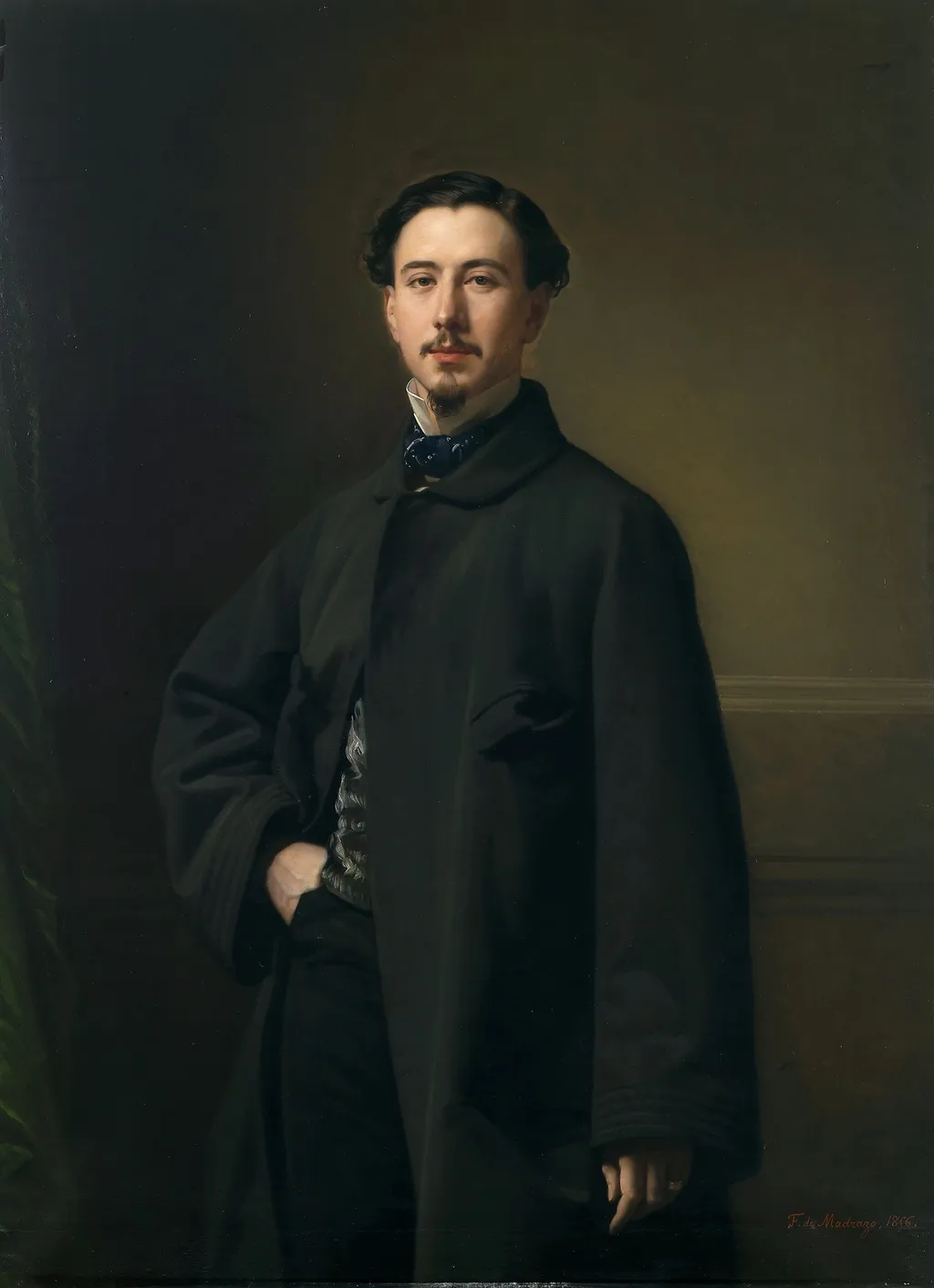 Jaime Girona y Agrafel, by Federico de Madrazo y Kuntz, oil, 1856