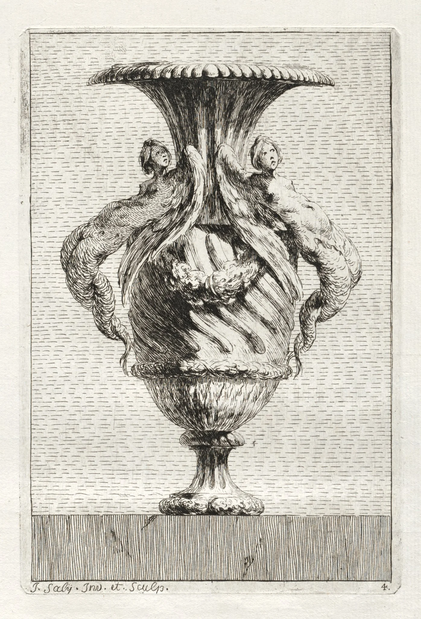 Suite of Vases: Plate 4, detail