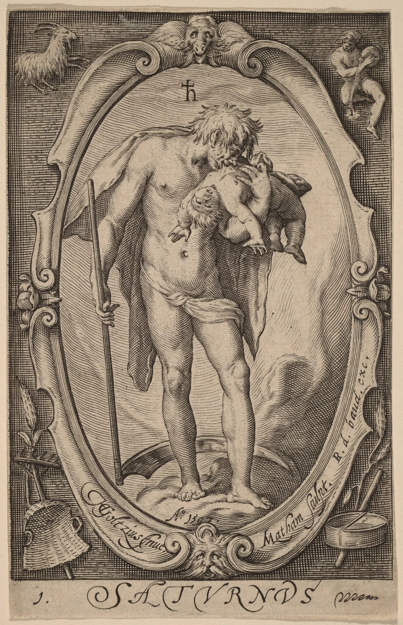 Saturn, detail