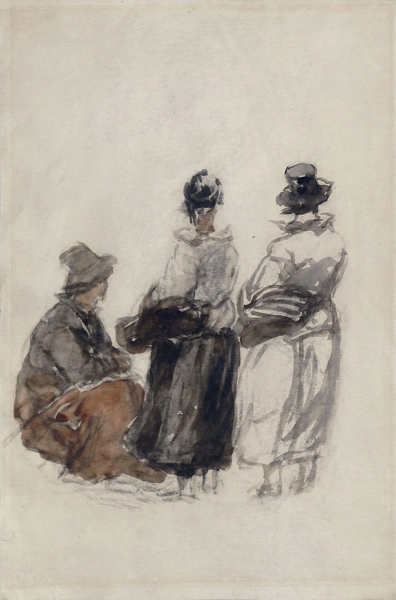 Three Women, detail