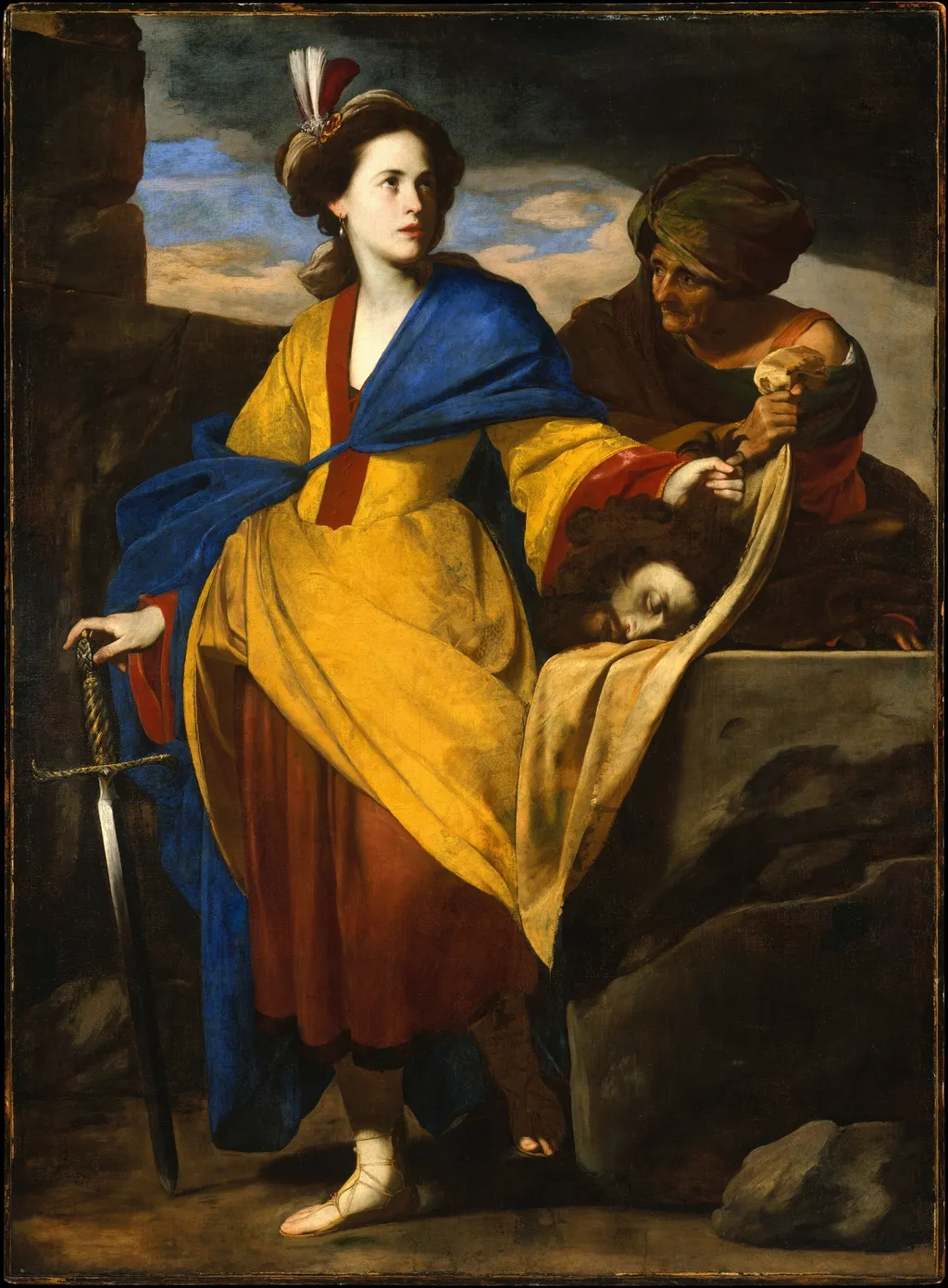 Judith with the Head of Holofernes, by Massimo Stanzione, oil, 1630