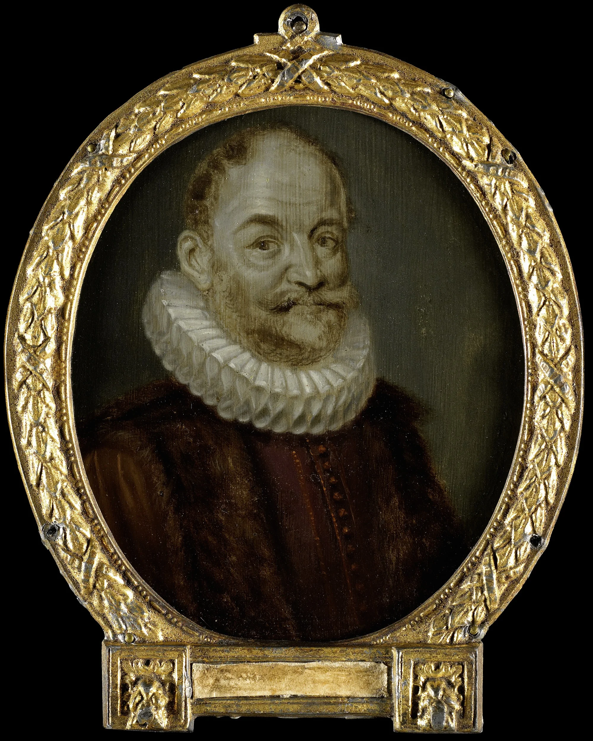 Portrait of Johannes Polyander à Kerckhoven, Professor of Theology in Leiden, detail
