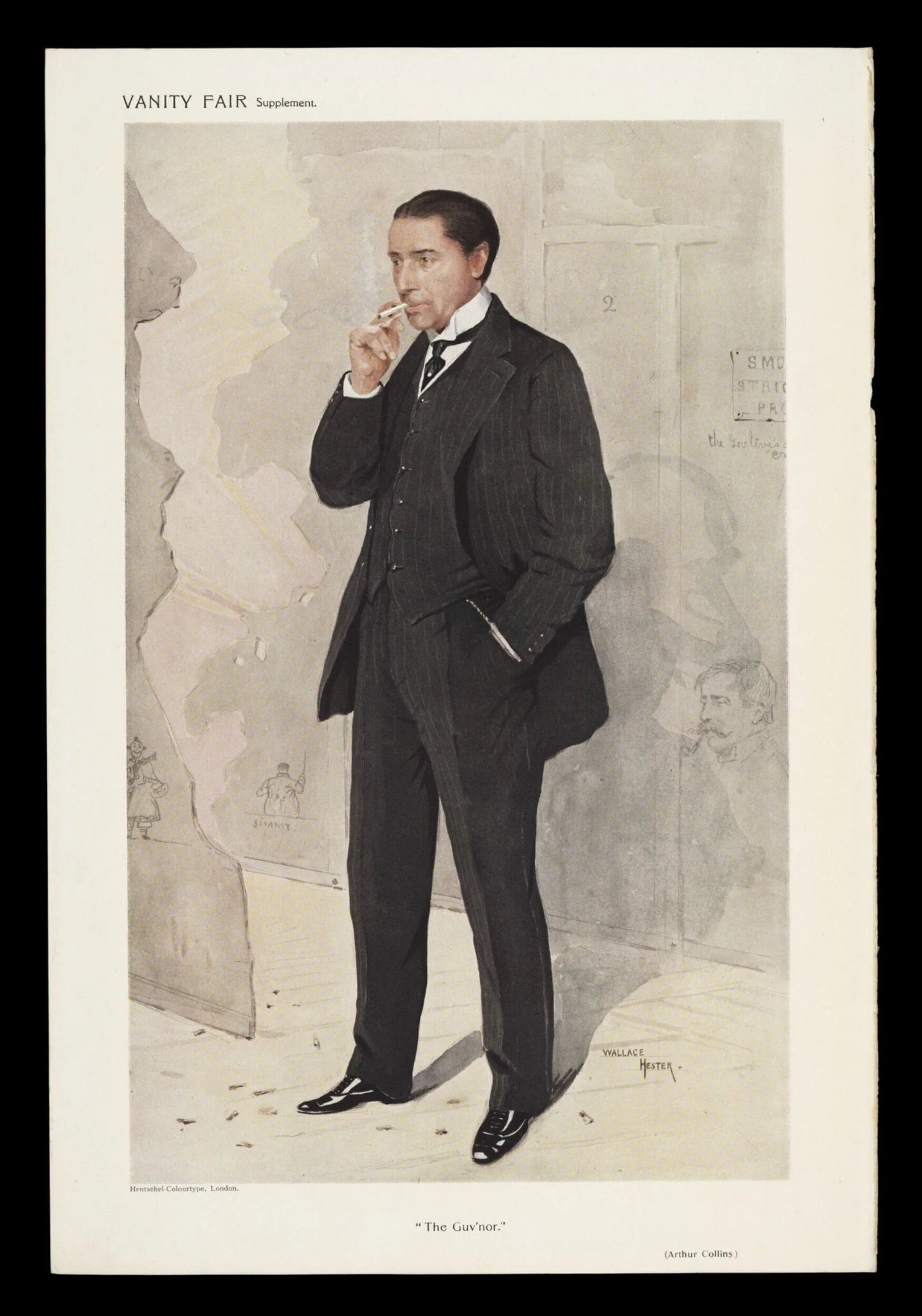 H Beard Print Collection, detail
