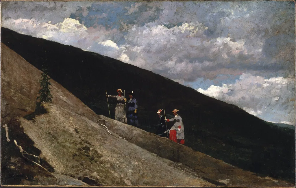 In the Mountains, by Winslow Homer, oil, 1889