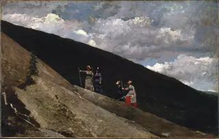 In the Mountains, by Winslow Homer, oil, 1889