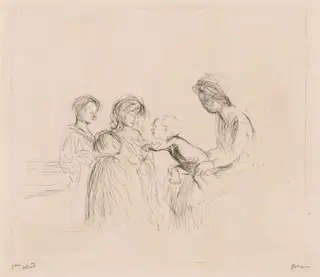 Madonna and Children, by Jean-Louis Forain, 1909