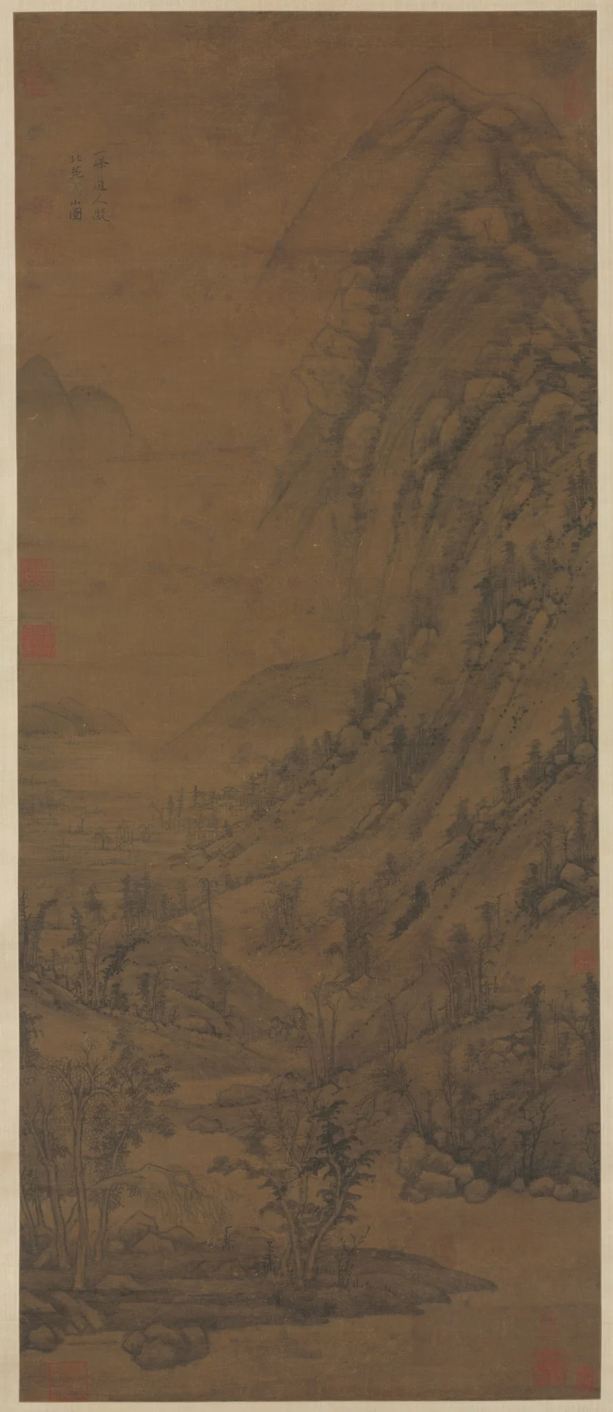 Summer Mountains (after Dong Yuan [active about ad 937-975]), detail