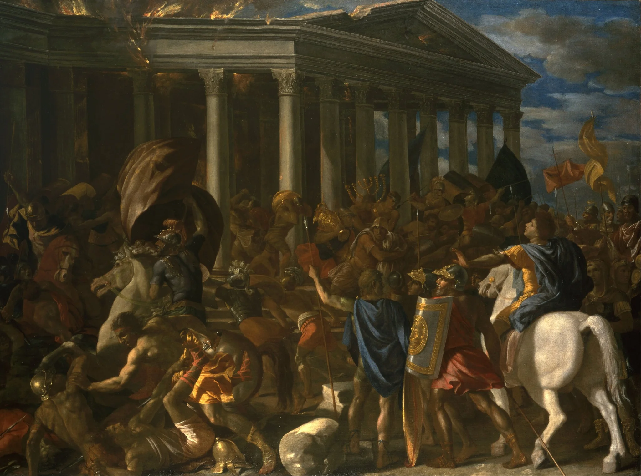 The Destruction and Sack of the Temple of Jerusalem, detail