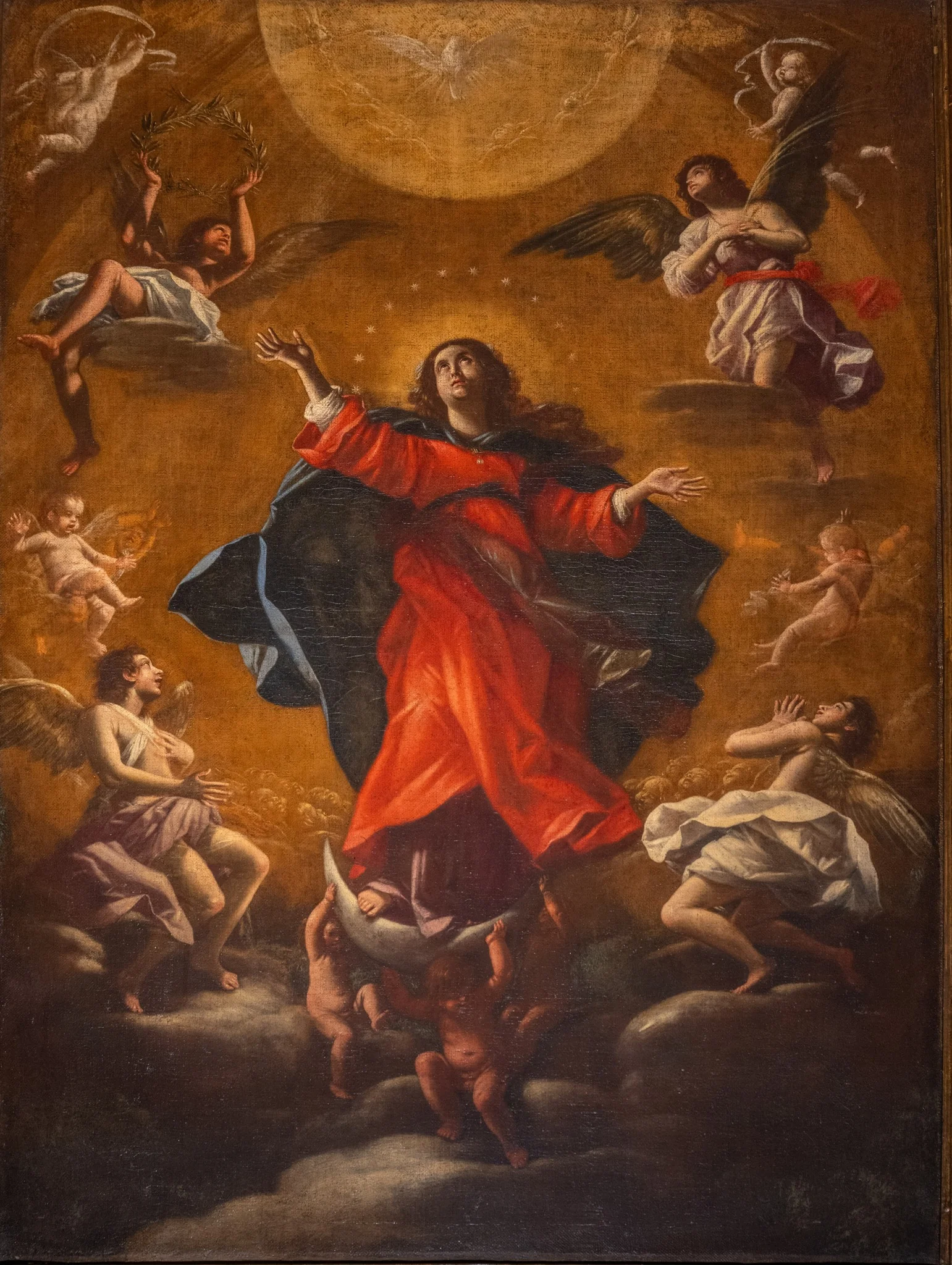 Madonna in Glory, detail