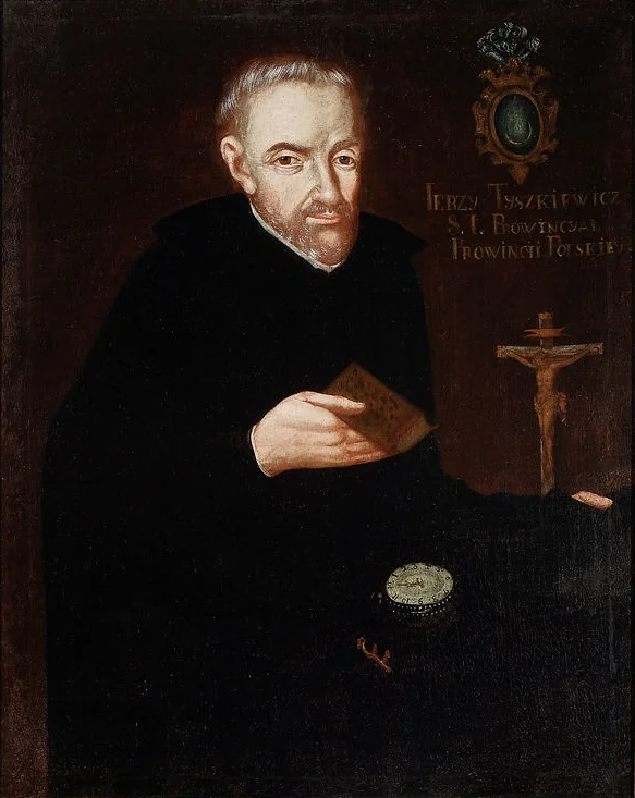 Portrait of Jerzy Tyszkiewicz, Leliwa coat of arms (1571–1625), provincial superior in the Jesuit Order, detail