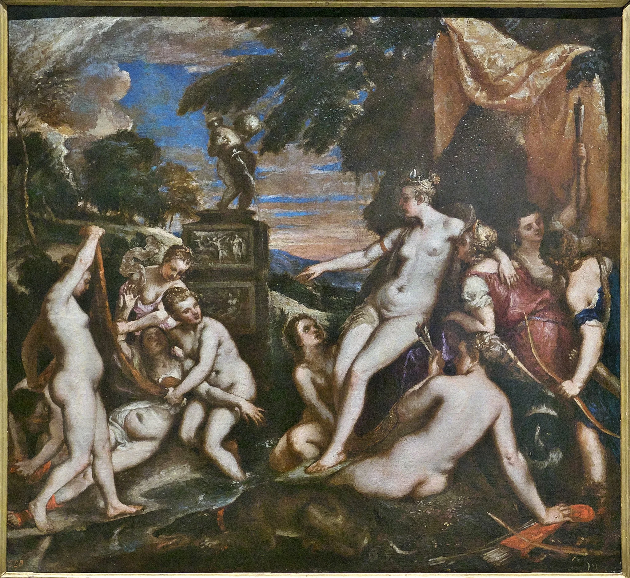 Diana and Callisto, detail