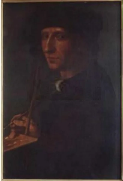 Self-portrait, detail