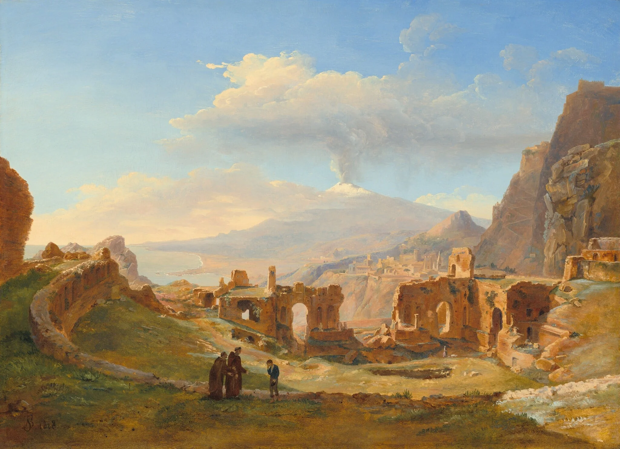 The Roman Theater at Taormina, detail