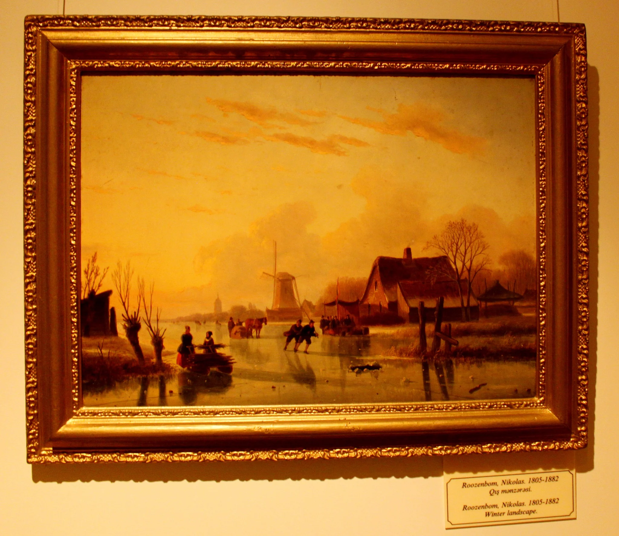 Winter landscape, detail
