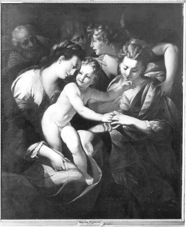 Die Vermählung der hl. Katharina, detail