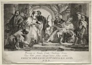 The Saints of the Crotta Family, by Giovanni Domenico Tiepolo, 1750