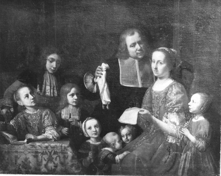 Bildnis der Familie des Künstlers, detail