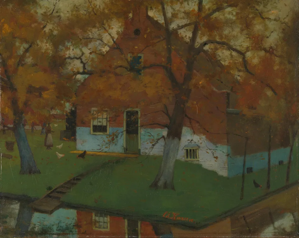 Farm in the Province of North Holland, by Eduard Karsen, unspecified, 1890