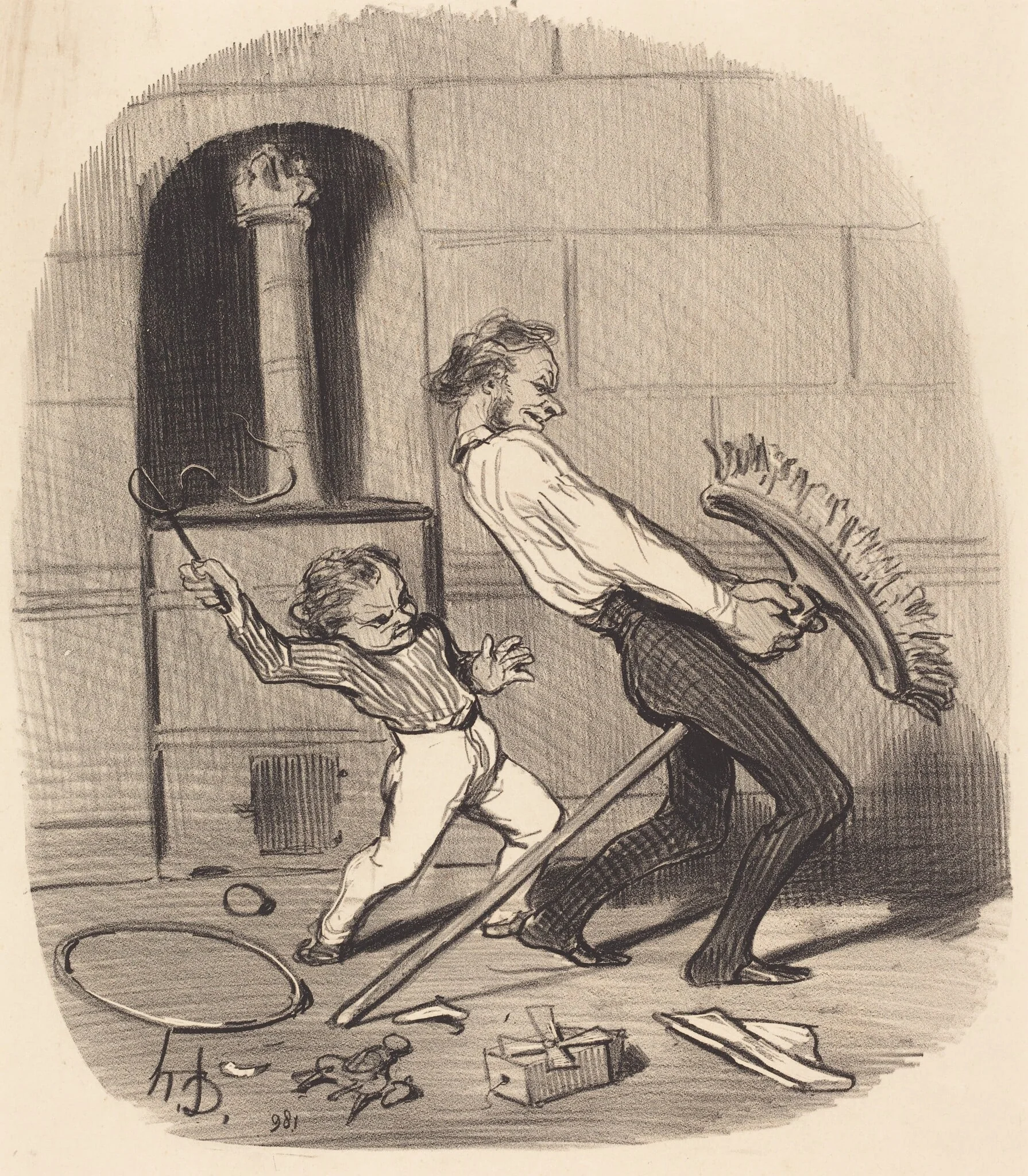 Leçon d'équitation, haute école, detail