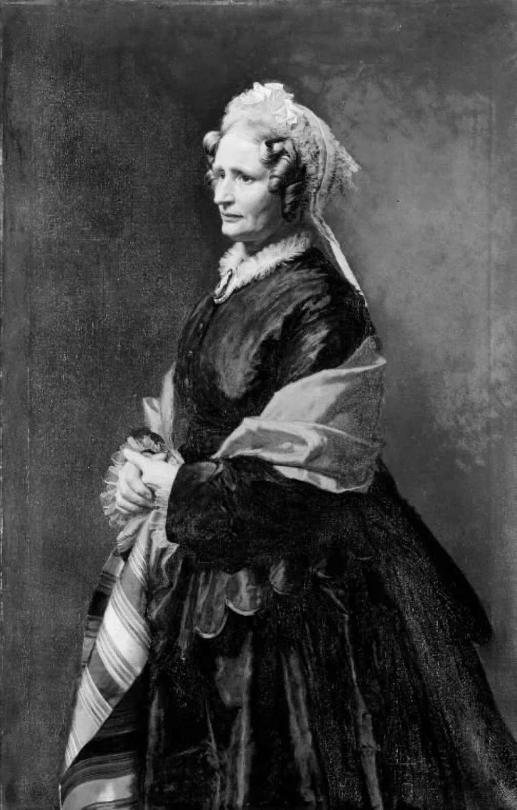Flora Elisabeth Sophie Hellesen, f. Top, detail