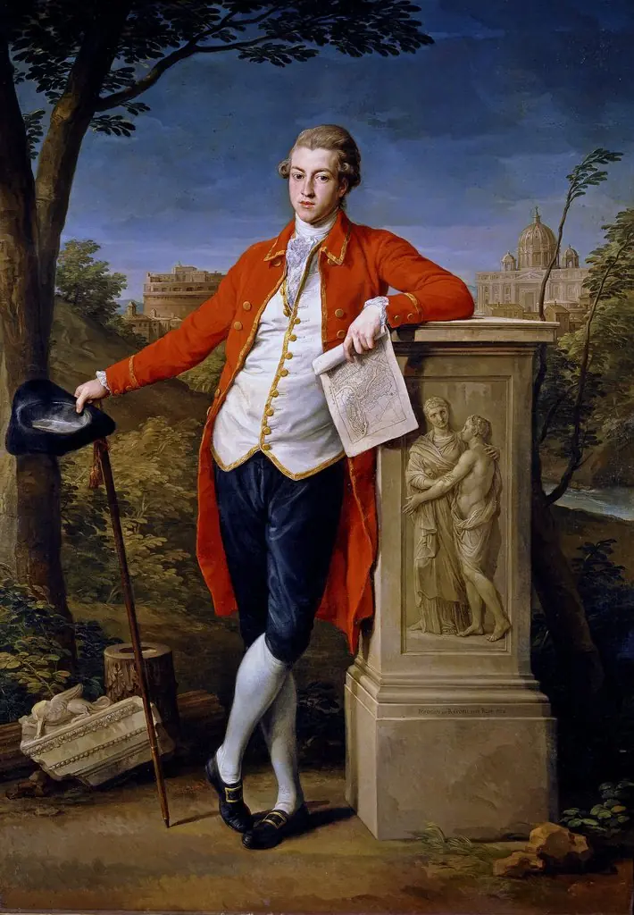 Francis Basset, I Baron of Dunstanville, by Pompeo Batoni, oil
