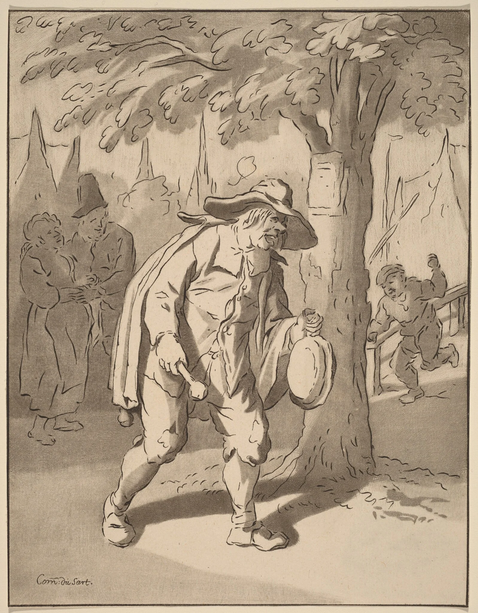 Town Crier, detail