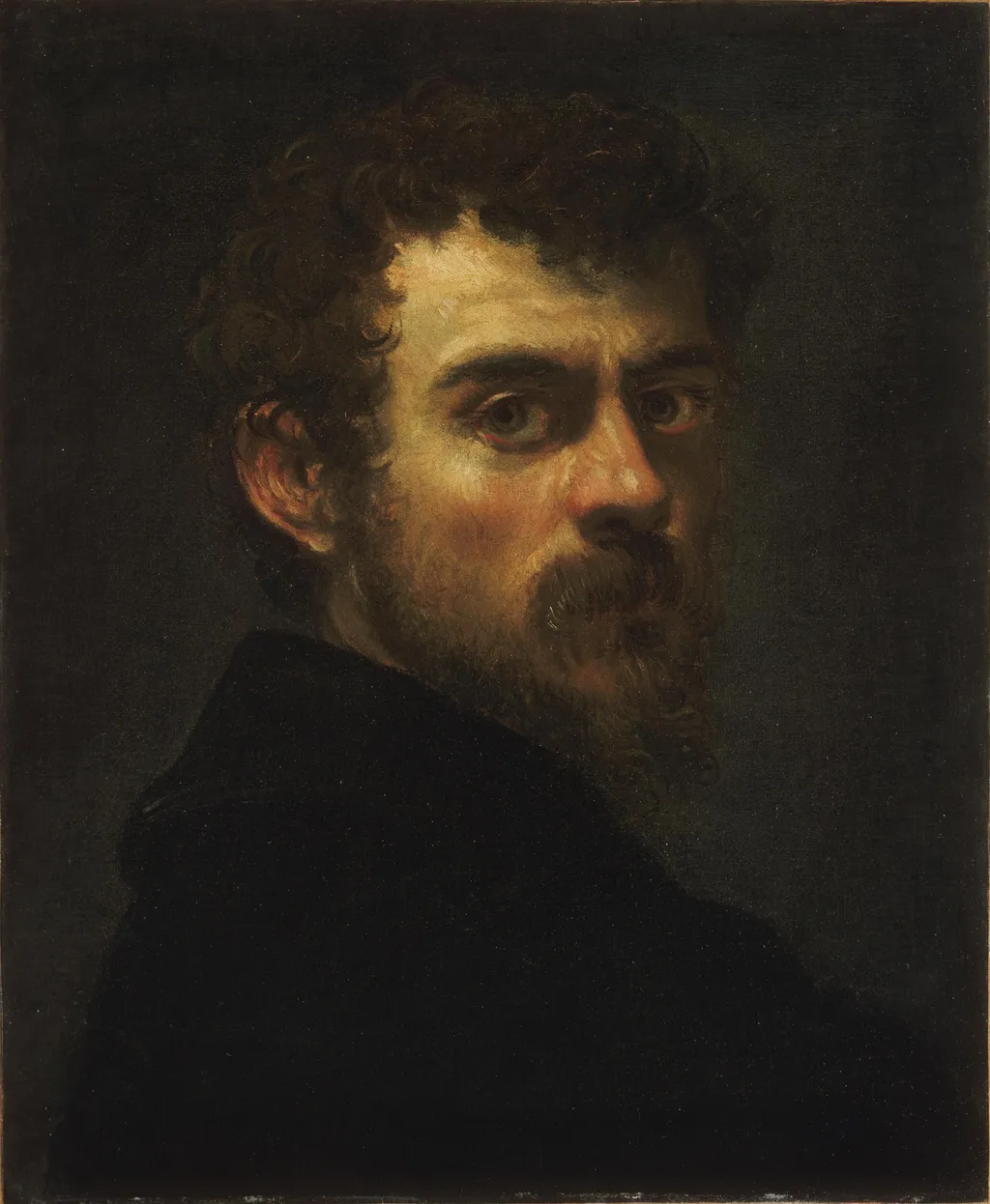 Self-Portrait, by Jacopo Tintoretto, oil, 1547