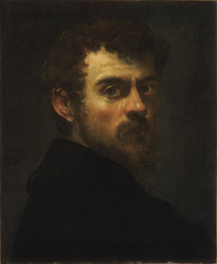 Self-Portrait, by Jacopo Tintoretto, oil, 1547