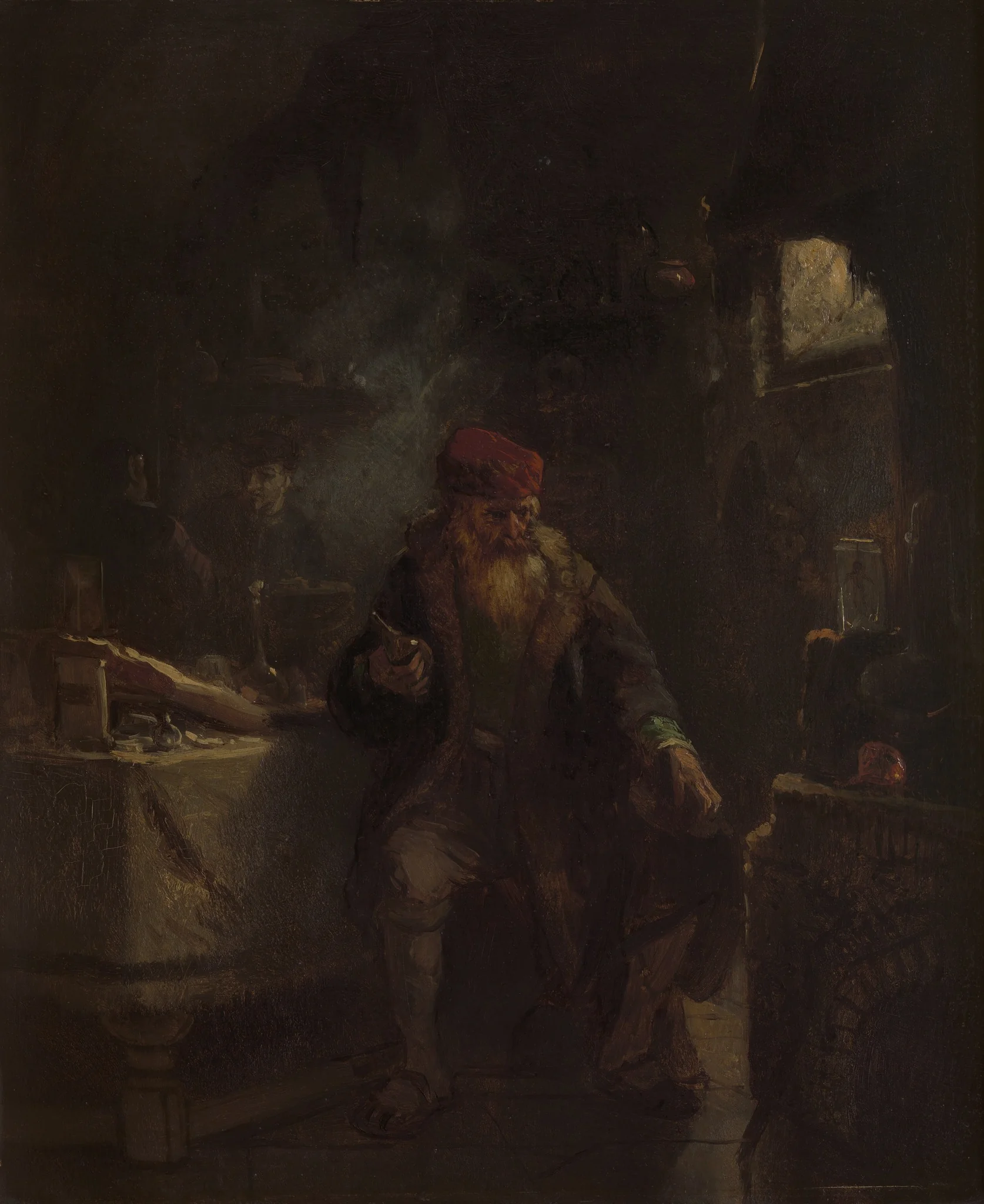 The Alchemist, detail