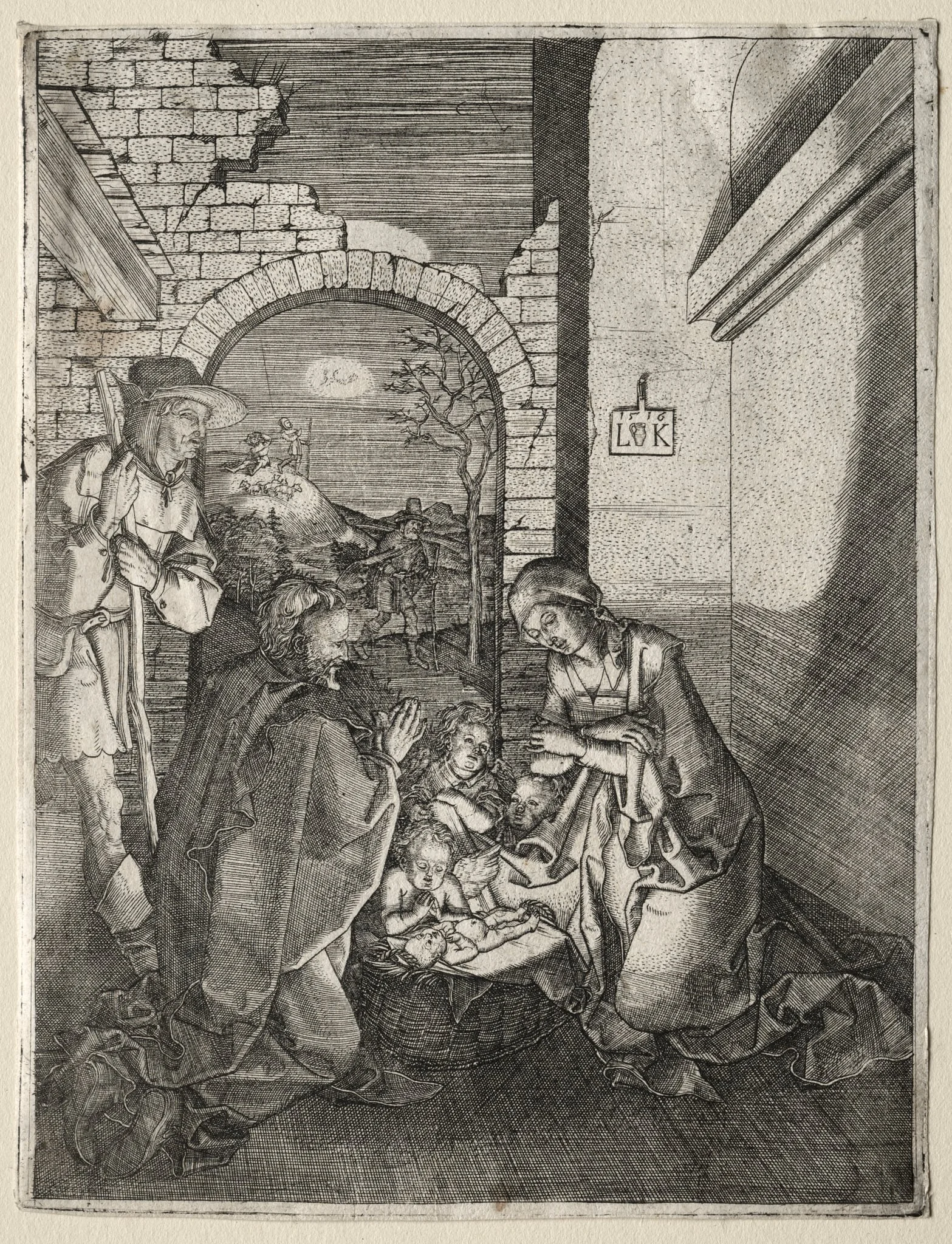 The Nativity, detail