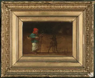 Little Red Riding Hood and the Wolf, by Robert Loftin Newman, unspecified, 1894