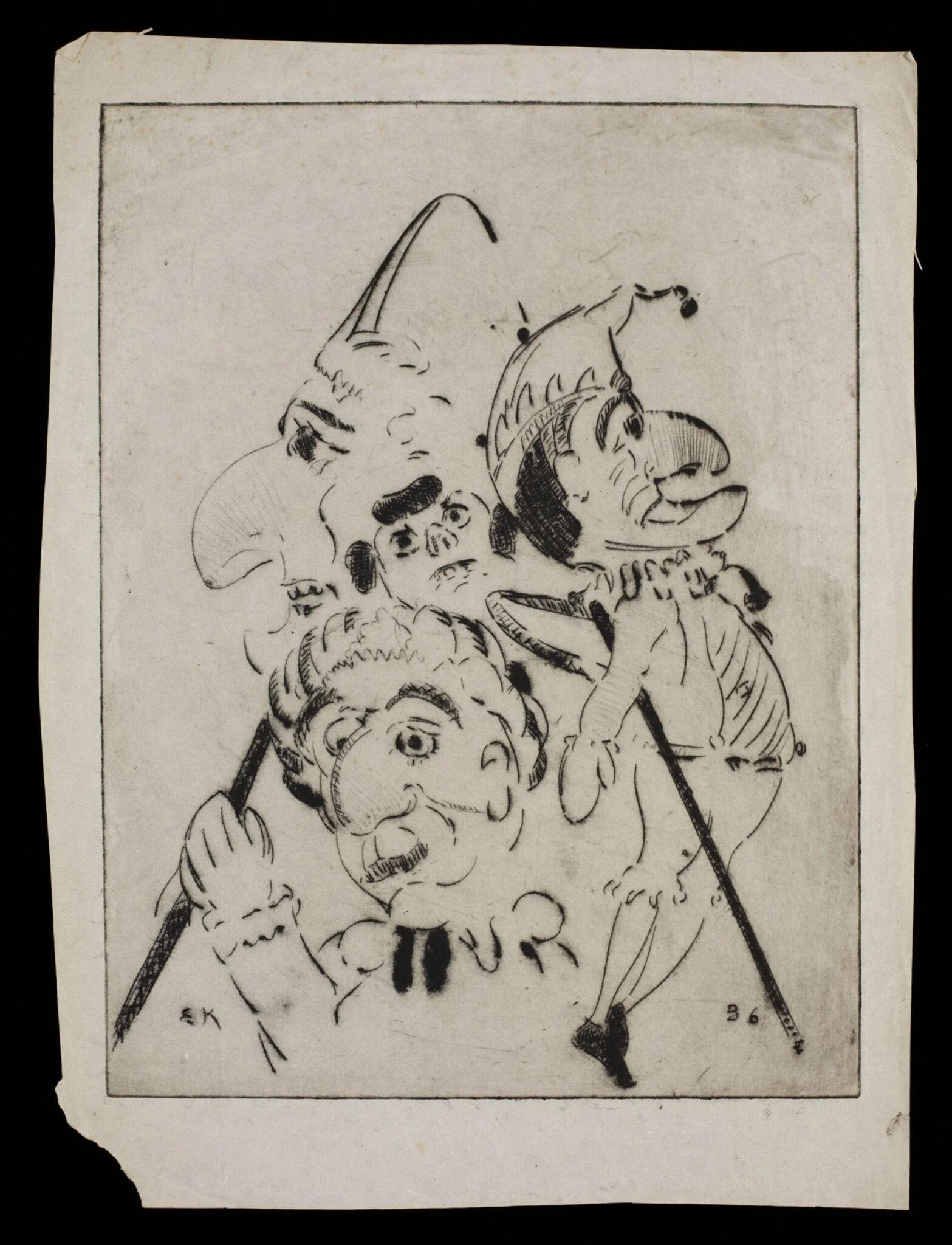 George Speaight Punch & Judy Collection, detail