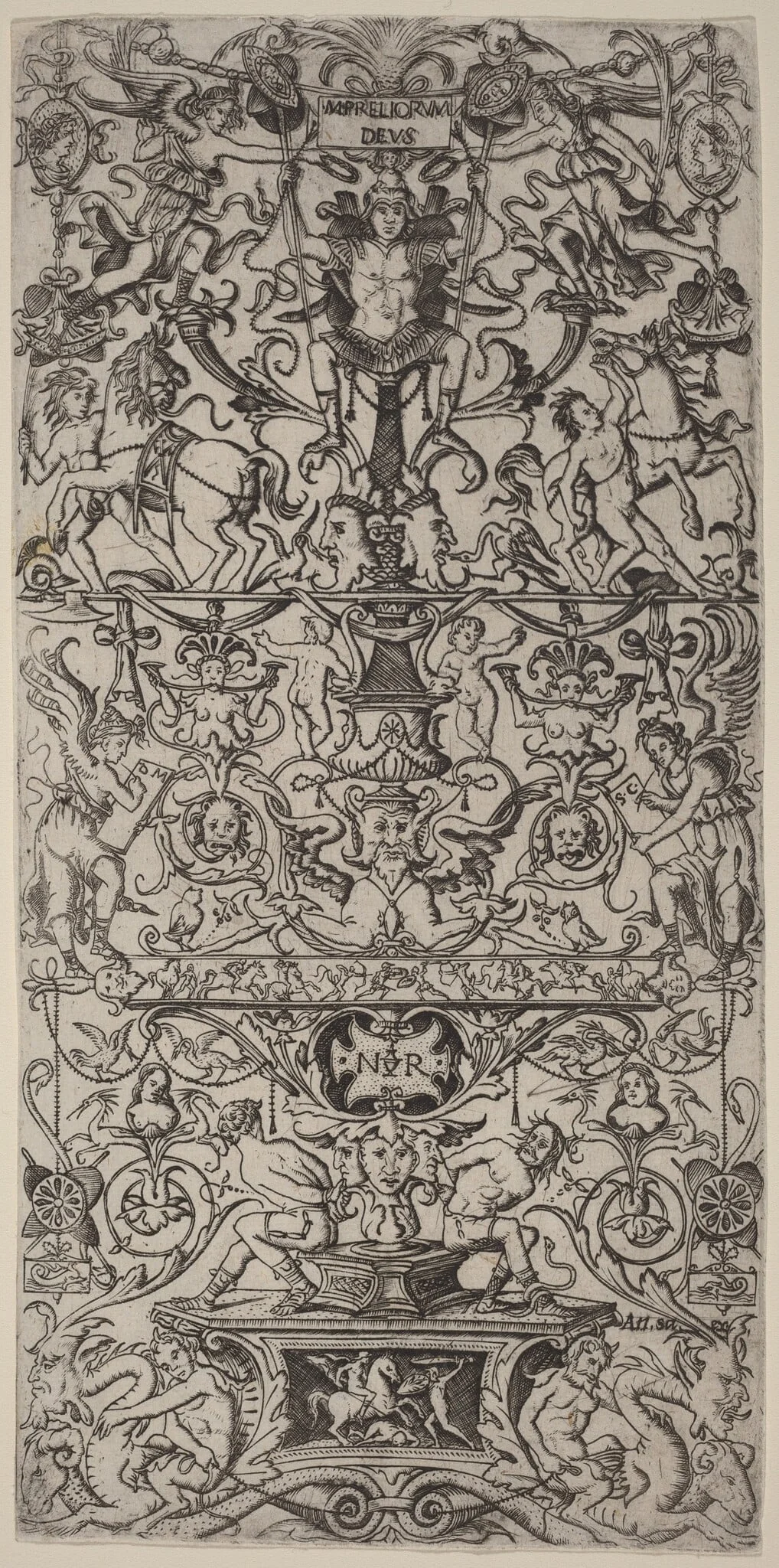 Ornament Panel: Mars, God of Battles, detail