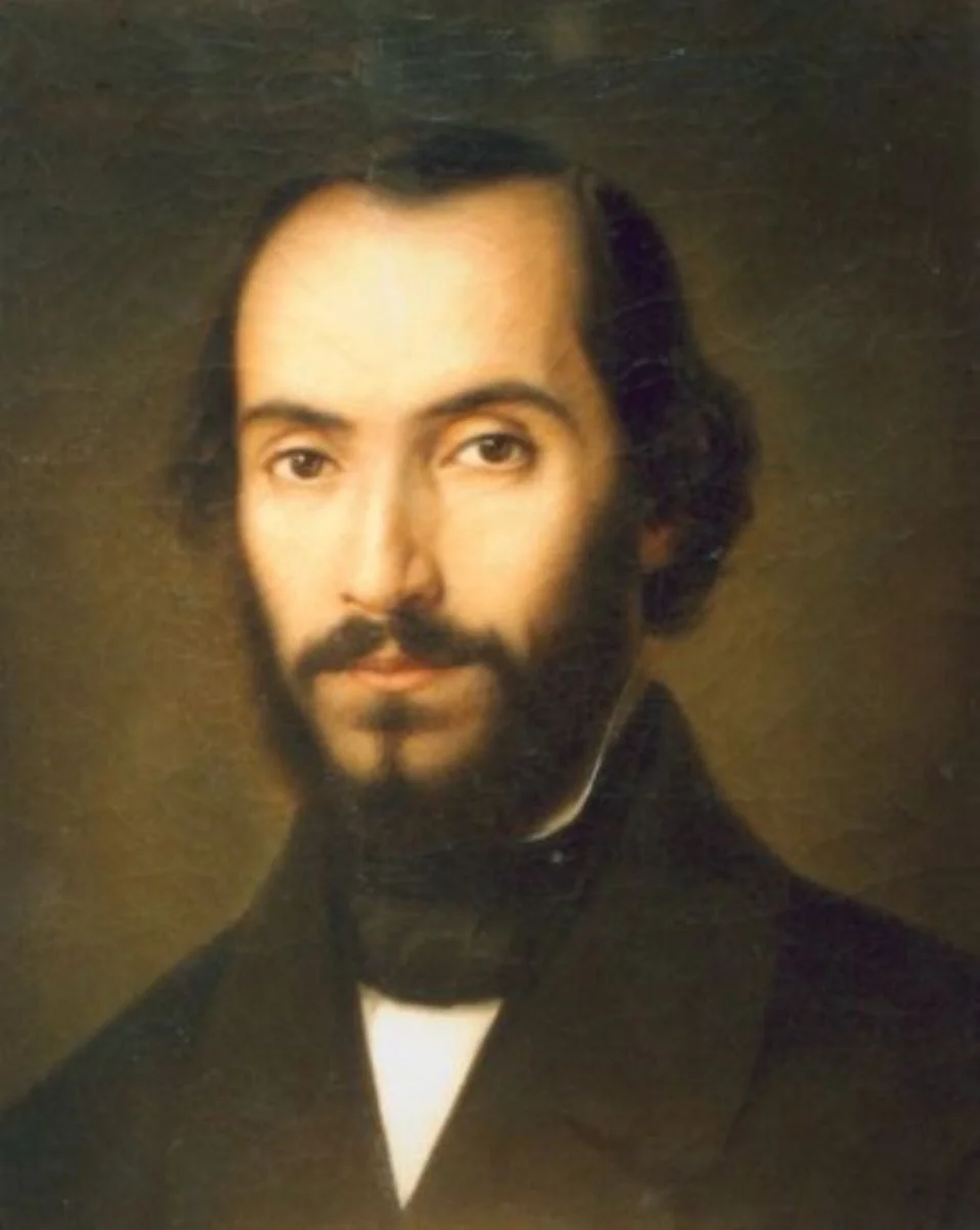 Portetul lui Nicolae Bălcescu, detail