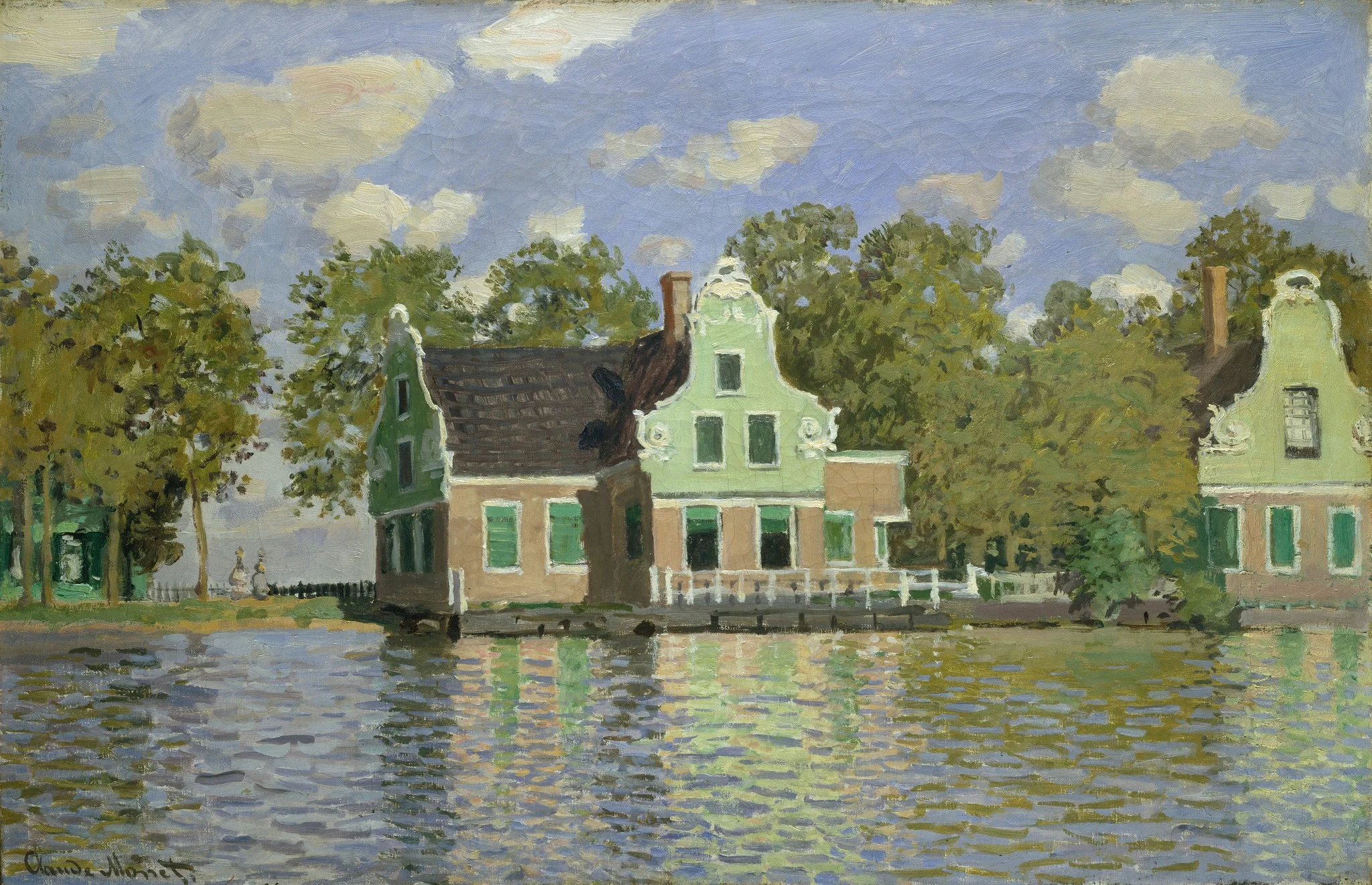 The House on the River Zaan in Zaandam, detail
