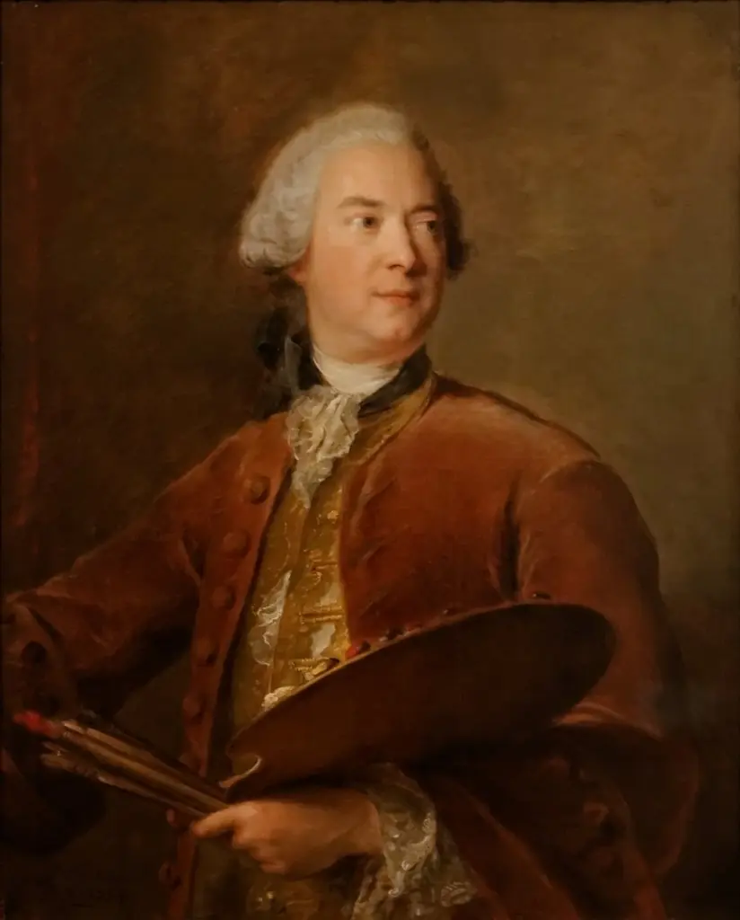 Portrait of Louis Tocqué, by Jean-Marc Nattier, oil, 1739