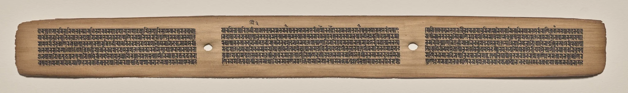 Text, Folio 34 (recto), from a Manuscript of the Perfection of Wisdom in Eight Thousand Lines (Ashtasahasrika Prajnaparamita-sutra), detail
