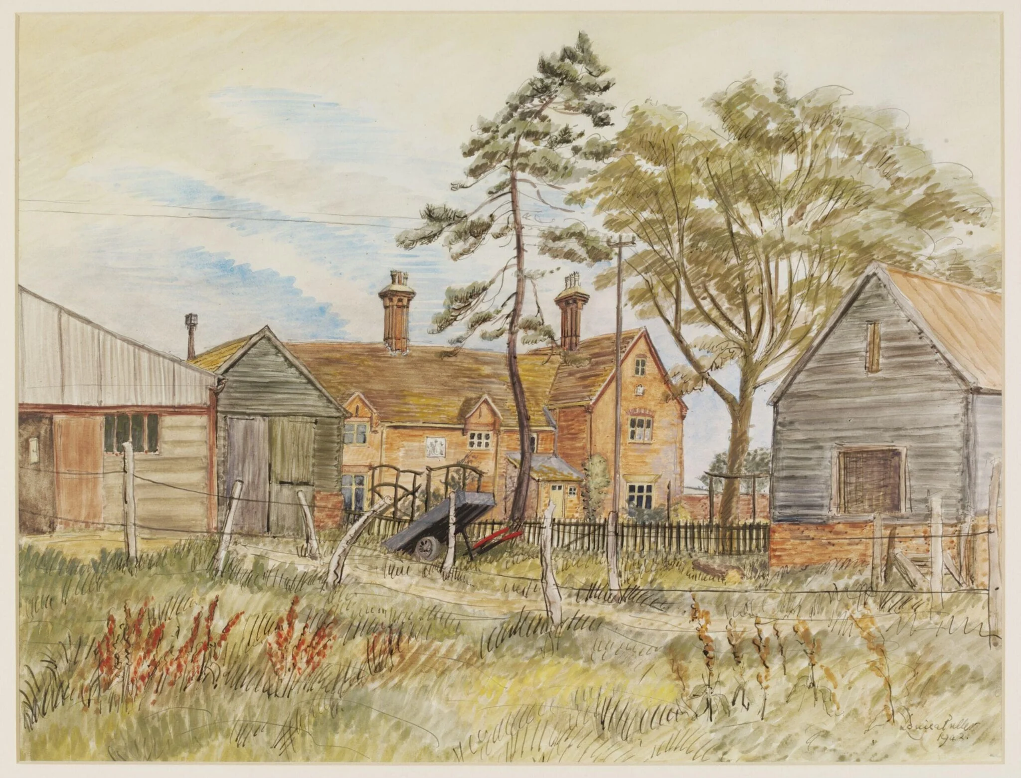 Crag Farm near Sudbourne, detail
