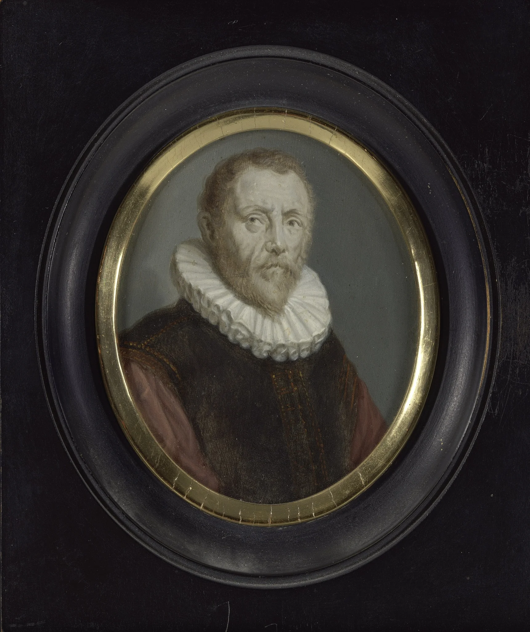 Portret van Petrus Hogerbeets, detail