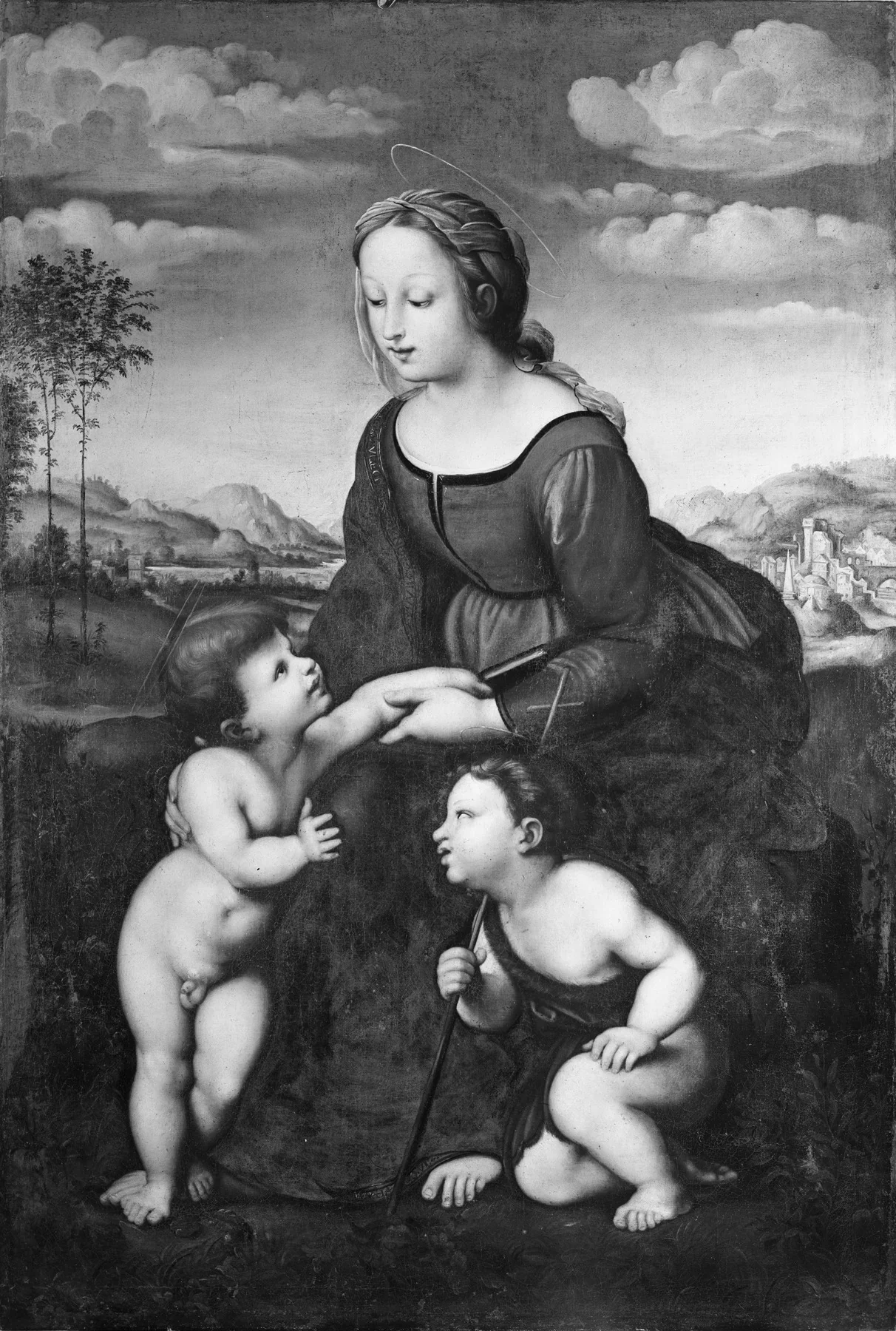 La Belle Jardinière, detail
