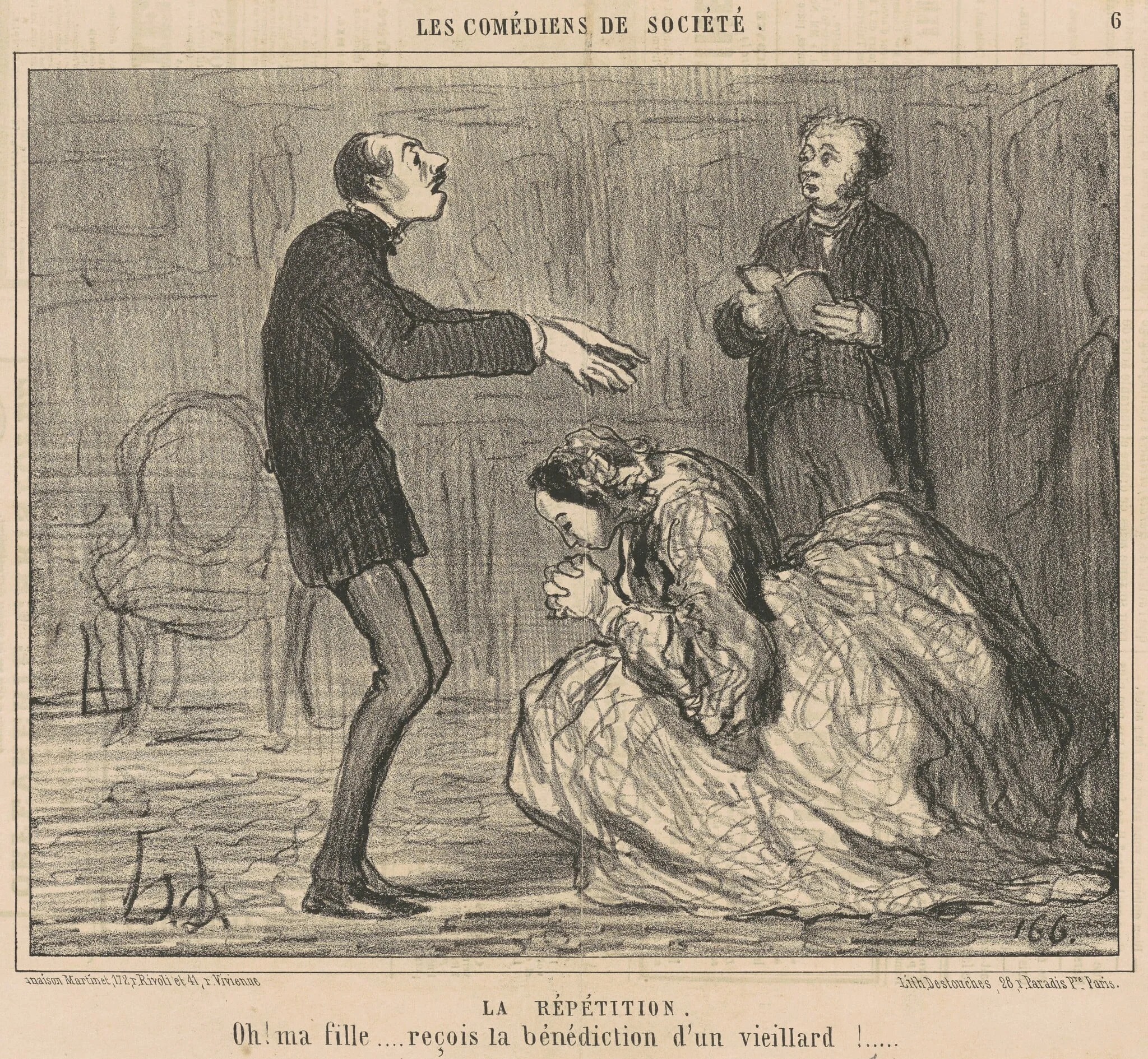 La répétition, detail