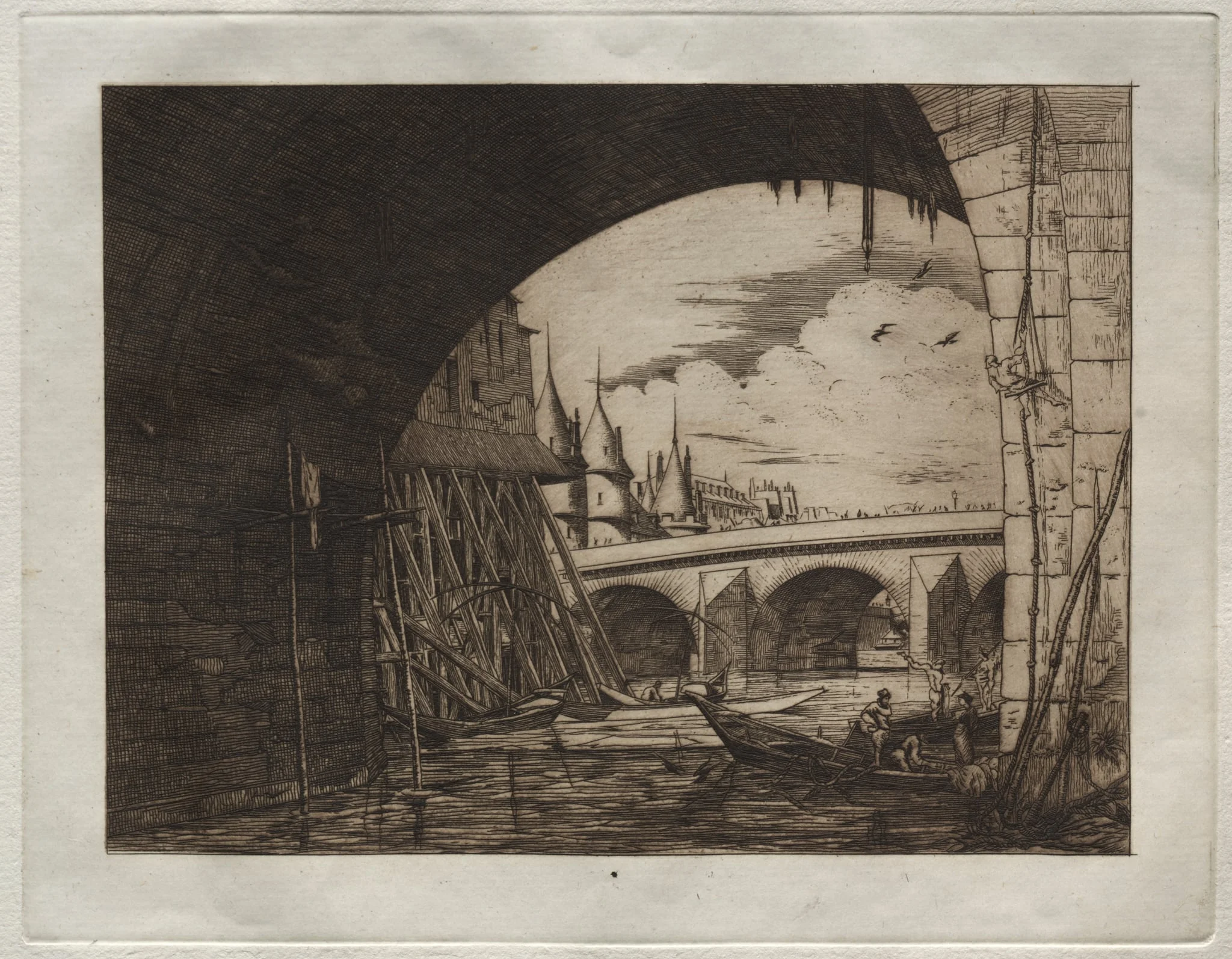 L'Arch du Pont Notre Dame, detail