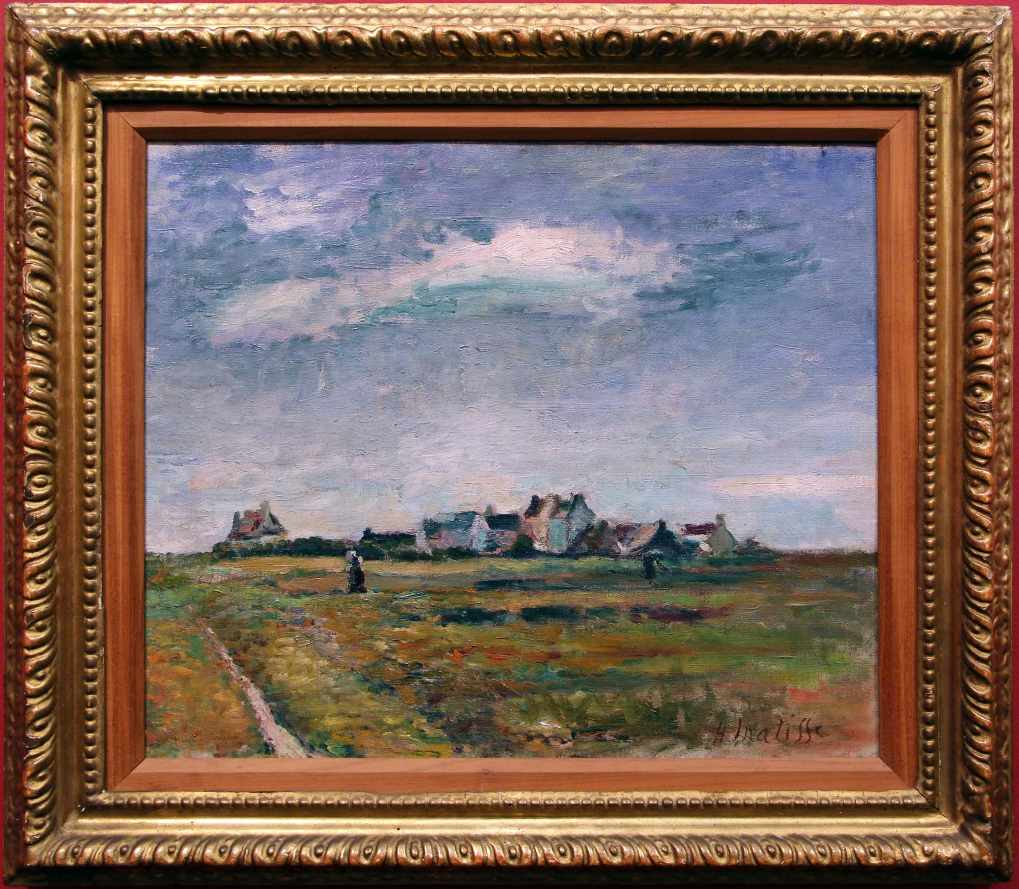 Paisagem da Bretanha (Village Breton Belle-Île), detail