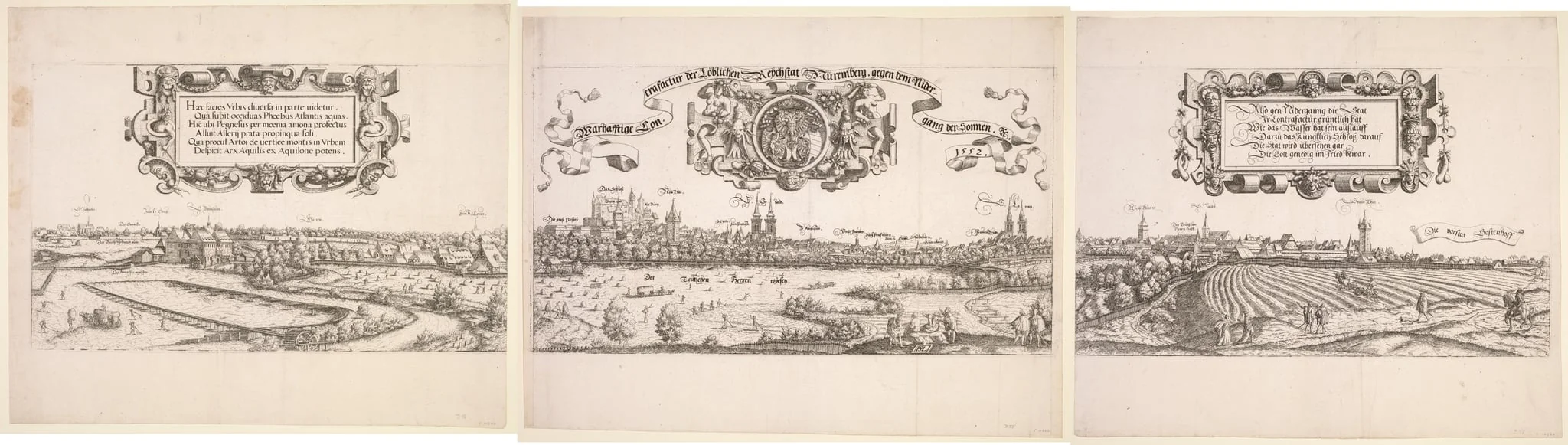 Panoramic View of Nuremberg, detail