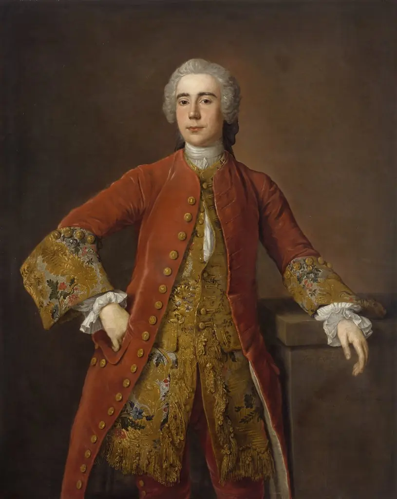 Portrait of John Rogerson, by Stephen Slaughter, oil, 1741