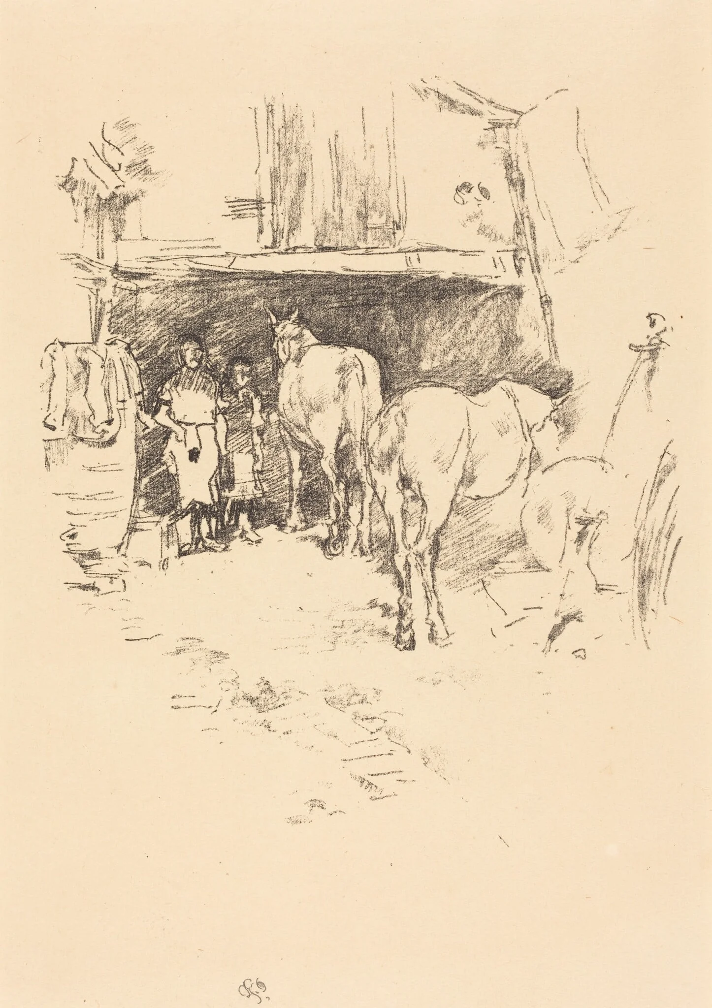 The Smith's Yard, detail