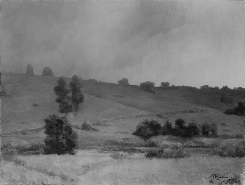 The Rain, by William Anderson Coffin, oil, 1895