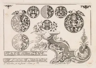 # 5 from " Livre second essais de gravjre " second book of Engraved Designs, by Pierre Bourdon, 1703