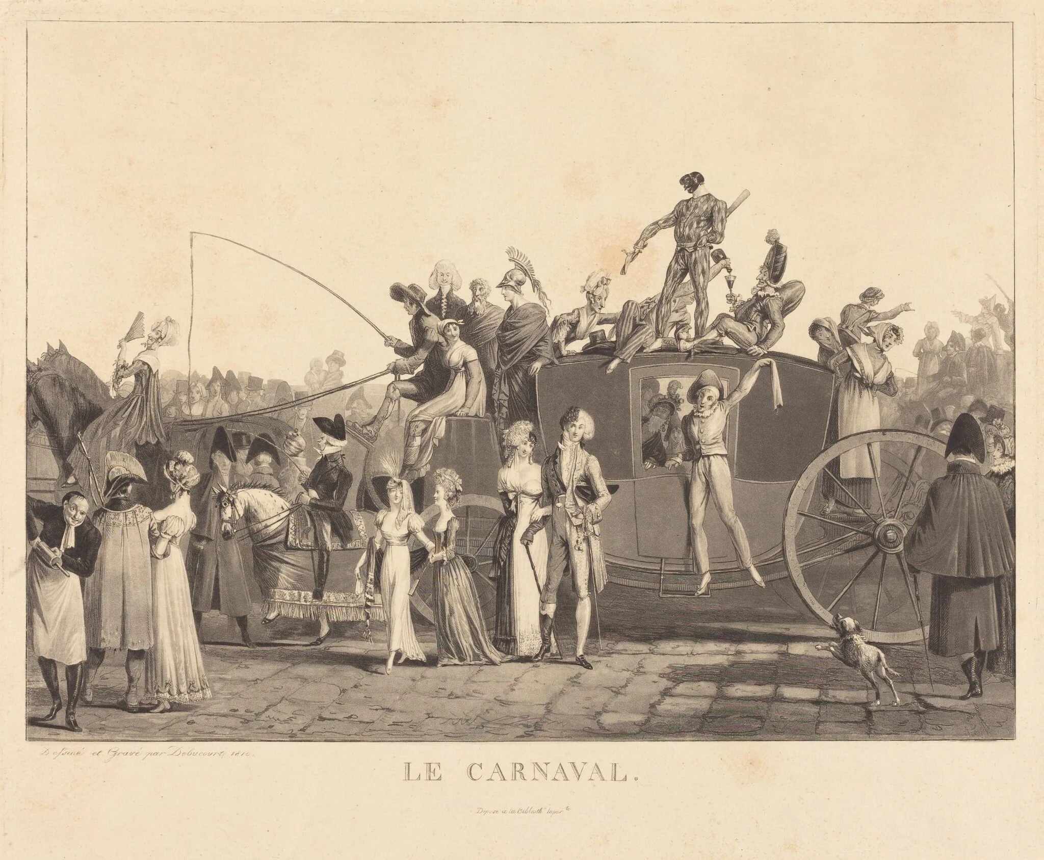 Le Carnaval, detail