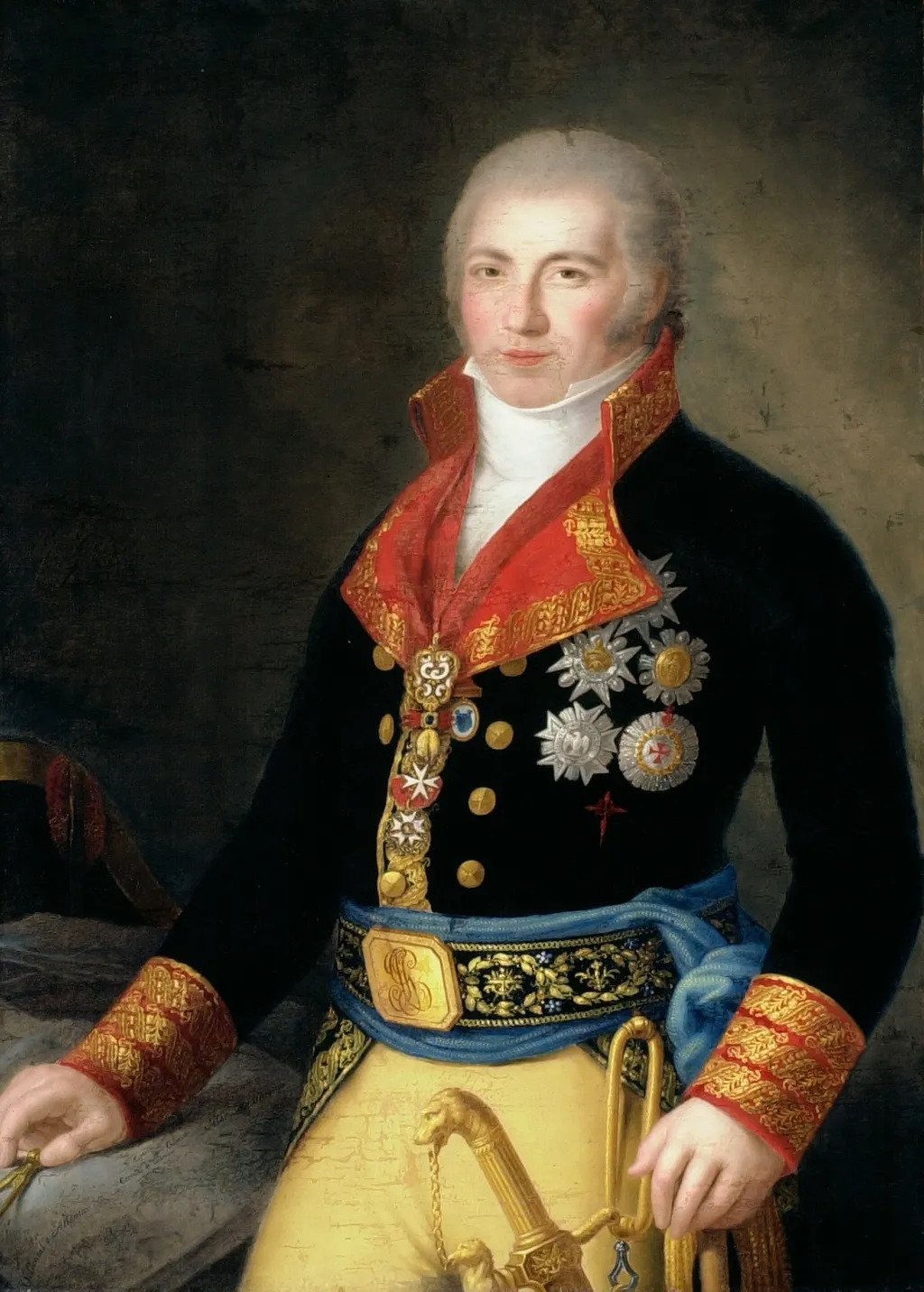 Manuel Godoy, by Agustín Esteve, oil, 1804